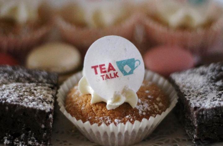 Tea & Talk cupcake toppers