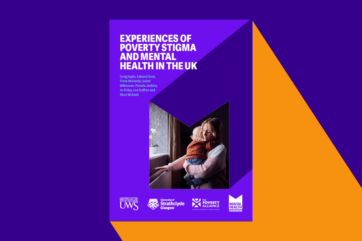 Front cover of the Poverty stigma report